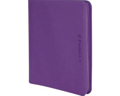 BCW Z Folio 12 Pocket LX Album Purple