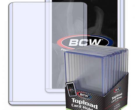 BCW 3x4 Thick Card Topload Holders 240 PT