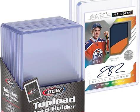 BCW 3x4 Thick Card Topload Holders 168 PT