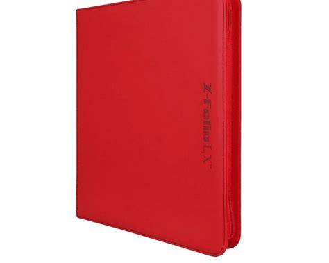 BCW Z Folio 12 Pocket LX Album Red