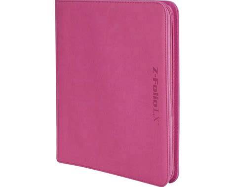 BCW Z Folio 12 Pocket LX Album Pink
