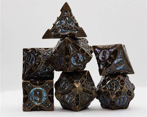 Quiver of Arrows Night Sky Arrow Metal RPG Dice Set