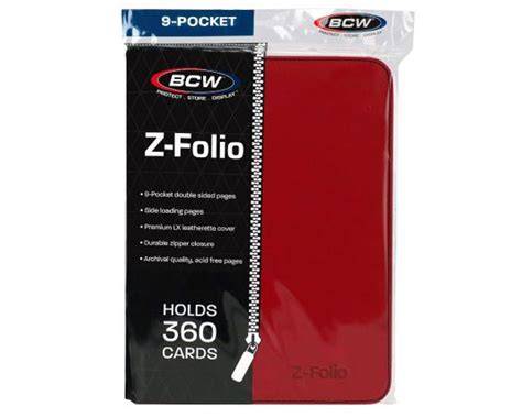 BCW Z Folio 9 Pocket Album