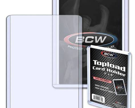 BCW 3x4 Thick Card Topload Holder 360 PT