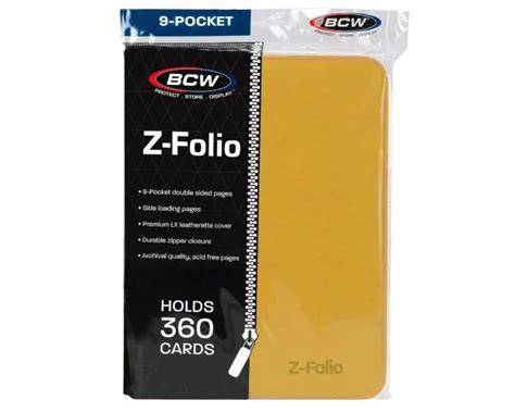 BCW Z Folio 9 Pocket Album