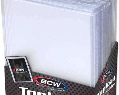 BCW 3x4 Standard Topload Card Holders 100 Count