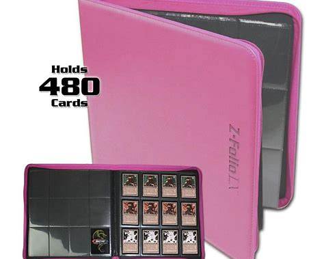 BCW Z Folio 12 Pocket LX Album Pink