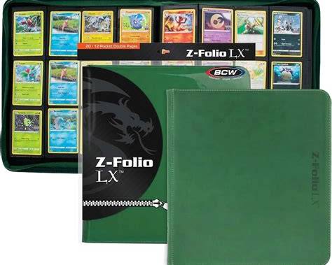 BCW Z Folio 12 Pocket LX Album Green