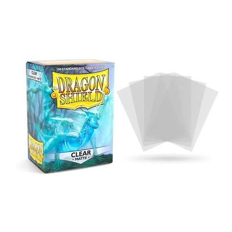 Dragon Shield Matte Clear Sleeves 100ct