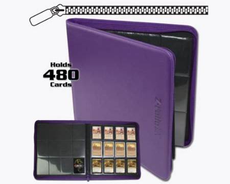 BCW Z Folio 12 Pocket LX Album Purple