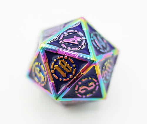 Foam Brain Games Oceanus Treasure Sword Metal RPG Dice Set
