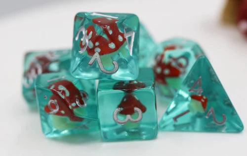 Foam Brain Games Power Up Mushroom RPG Dice Set