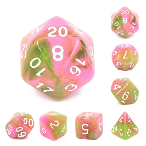 Foam Brain Games Apple Taffy RPG Dice Set