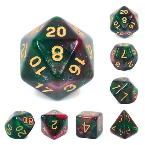 Foam Brain Games Rose Way RPG Dice Set
