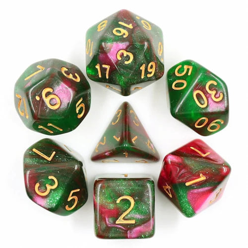 Foam Brain Games Rose Way RPG Dice Set
