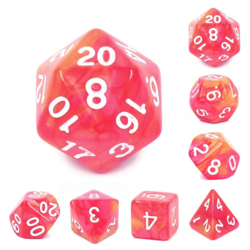 Foam Brain Games Grapefruit RPG Dice Set