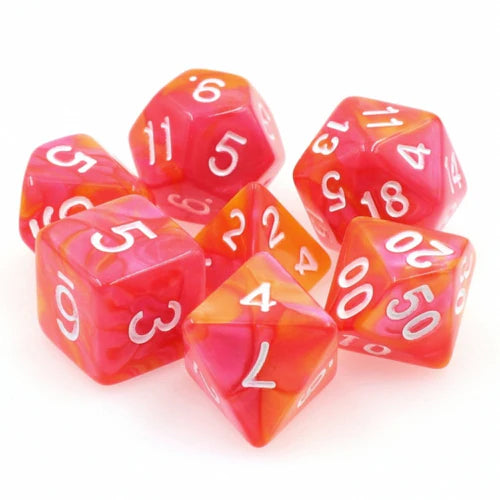 Foam Brain Games Grapefruit RPG Dice Set
