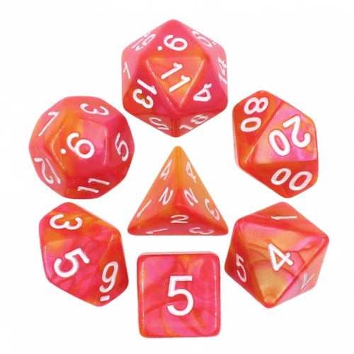 Foam Brain Games Grapefruit RPG Dice Set