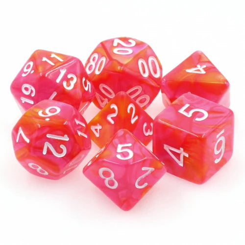 Foam Brain Games Grapefruit RPG Dice Set