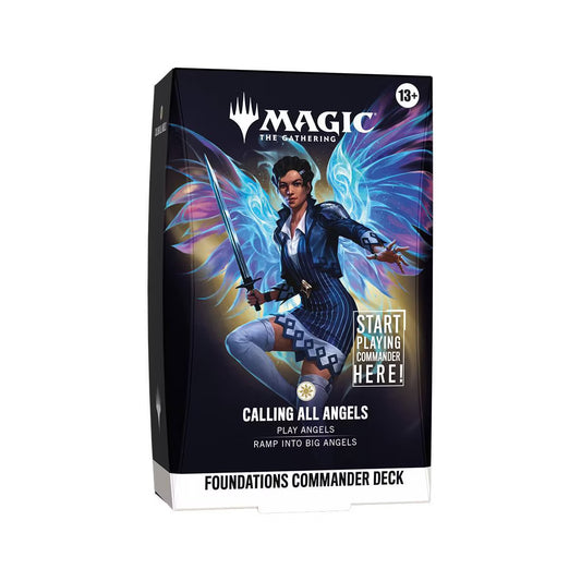 Magic The Gathering Foundations Commander Deck calling all Angels