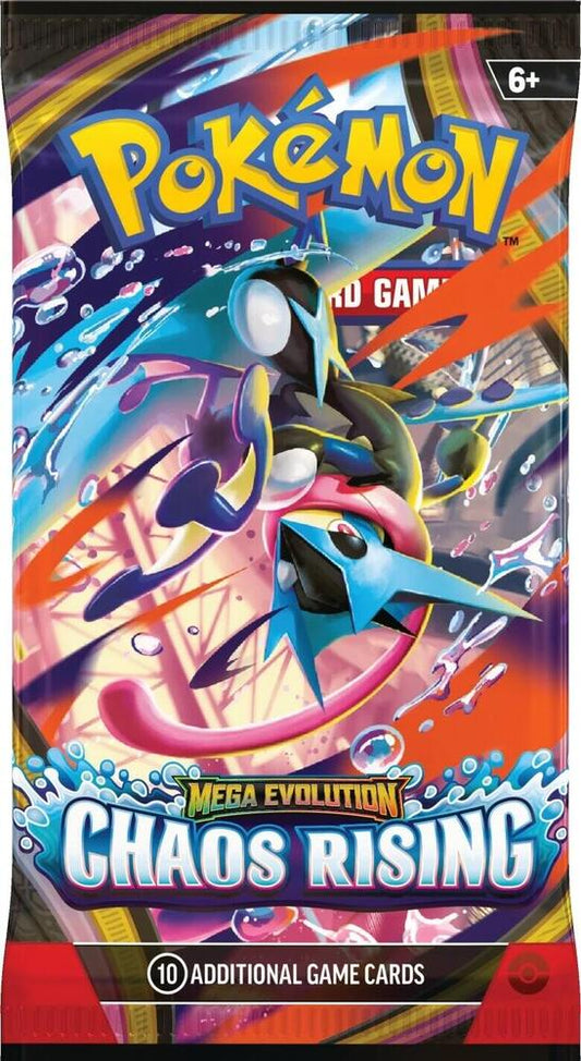 Pokémon TCG Mega Evolution Chaos Rising Booster Pack