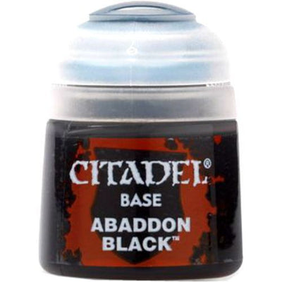 Citadel Base Paint: Abaddon Black (12ml)
