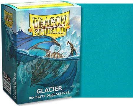 Dragon Shield Glacier Matte Dual Standard Size Sleeves 100ct