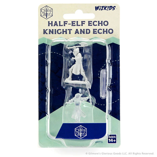 WizKids Critical Role Unpainted Miniatures: Half-Elf Echo Knight & Echo