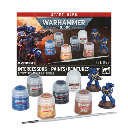 WarHammer 40000 Paint Kit with Brush