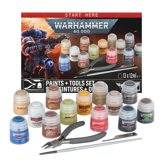 WarHammer 40000 Paint and tool set