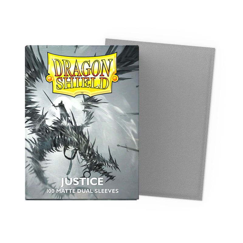 Dragon Shield Matte Dual Sleeves Justice Standard Size 100 Count