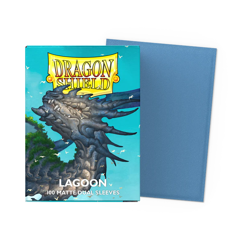 Dragon Shield Matte Dual Sleeves Lagoon Standard Size 100 Count