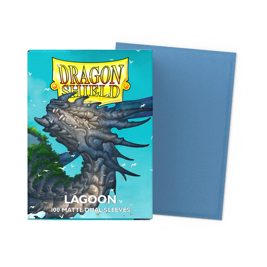 Dragon Shield Matte Dual Sleeves Lagoon Standard Size 100 Count