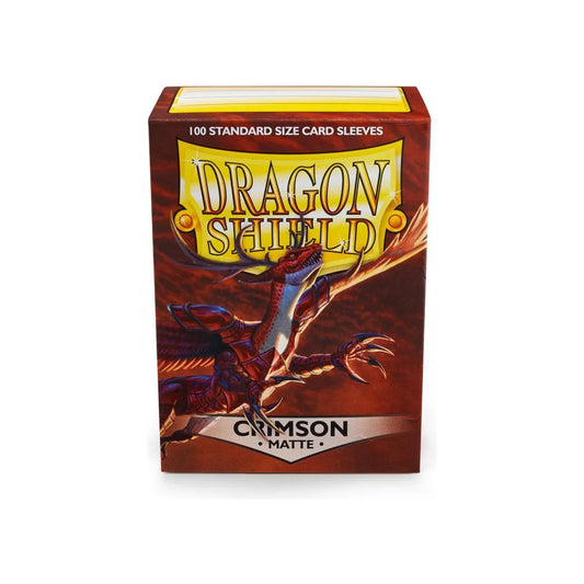 Dragon Shield Matte Crimson Sleeves 100ct