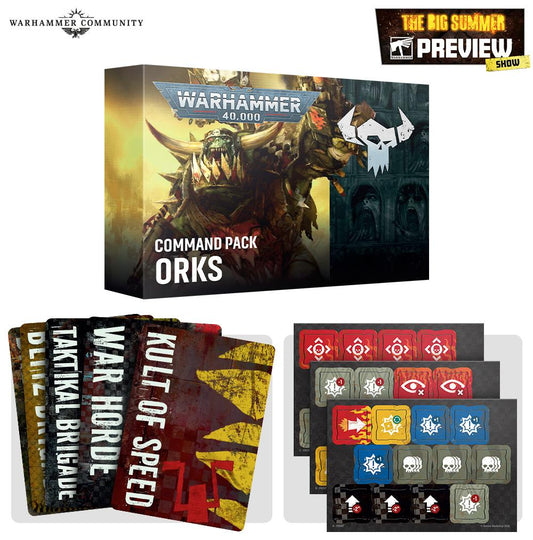 Warhammer 40000 Orks Command Pack (on sale September 9th 2026)