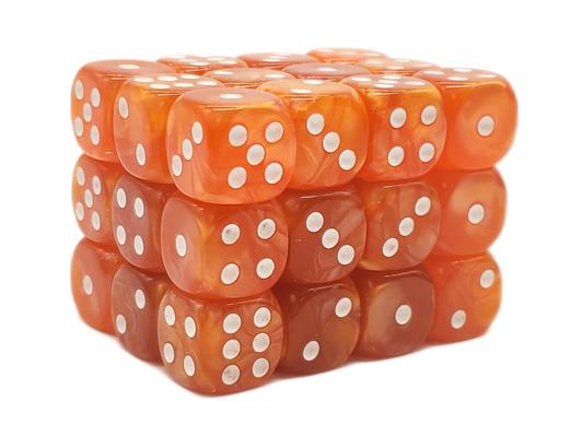 12 Piece Pip D6s Blended Orange