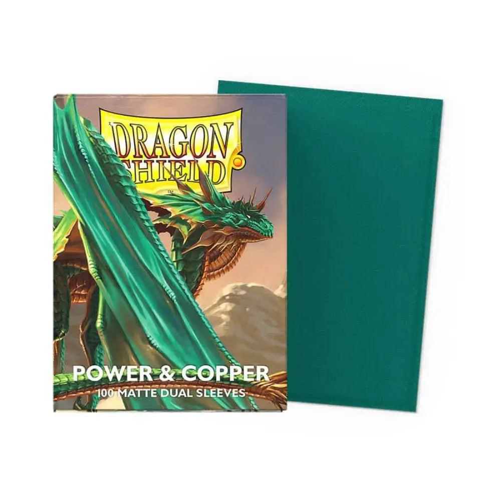 Dragon Shield Power & Copper Matte Dual Standard Size Sleeves 100ct