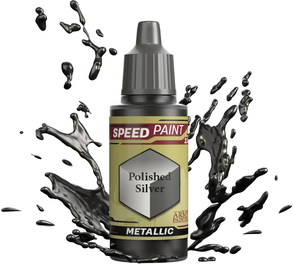 The Army Painter Speedpaint Polished Silver 18 ml