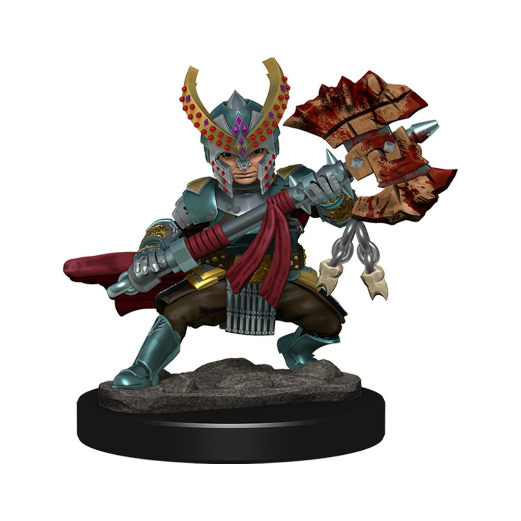 D&D Icons of the Realms Halfling Fighter Female Premium Figure