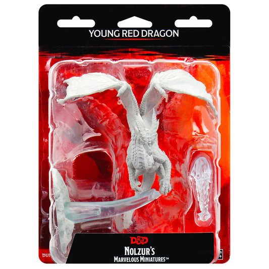 D&D Nolzur's Marvelous Miniatures Wave 11 – Young Red Dragon (Unpainted)