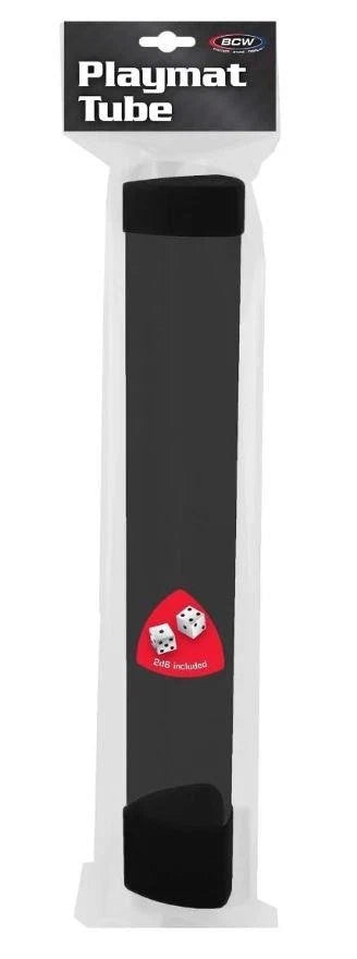 Playmat Tube with Dice Cap - Smoke
