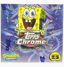 2025 Topps Chrome SpongeBob SquarePants Sapphire Edition Hobby Box