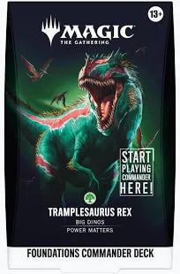 Magic The Gathering Foundations Commander Deck Tramplesaurus Rex