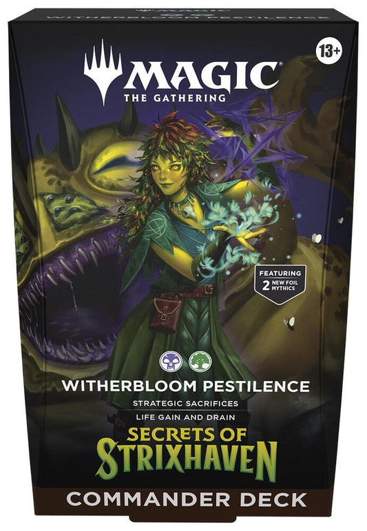 Magic The Gathering Secrets of Strixhaven Commander Deck Witherbloom