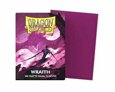Dragon Shield Wraith Matte Dual Standard Size Sleeves 100ct