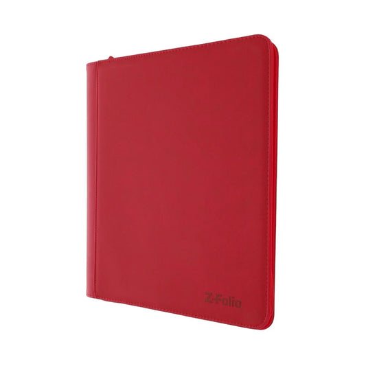 Z-Folio 9-Pocket LX Toploader Binder Red
